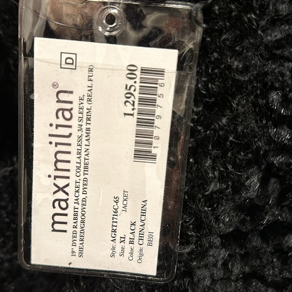 Maximilian Fabbit & Tibetin Lamb Jacket NWT - Picture 9 of 15